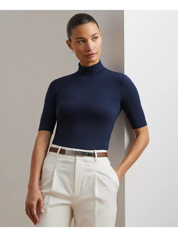 Облегающая водолазка Lauren Ralph Lauren — изображение 9 из 14, черный