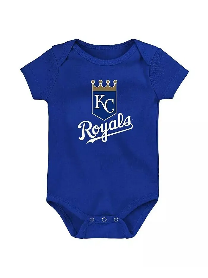 Боди с логотипом для новорожденного и младенца, мальчиков и девочек Royal Kansas City Royals — изображение 1 из 1