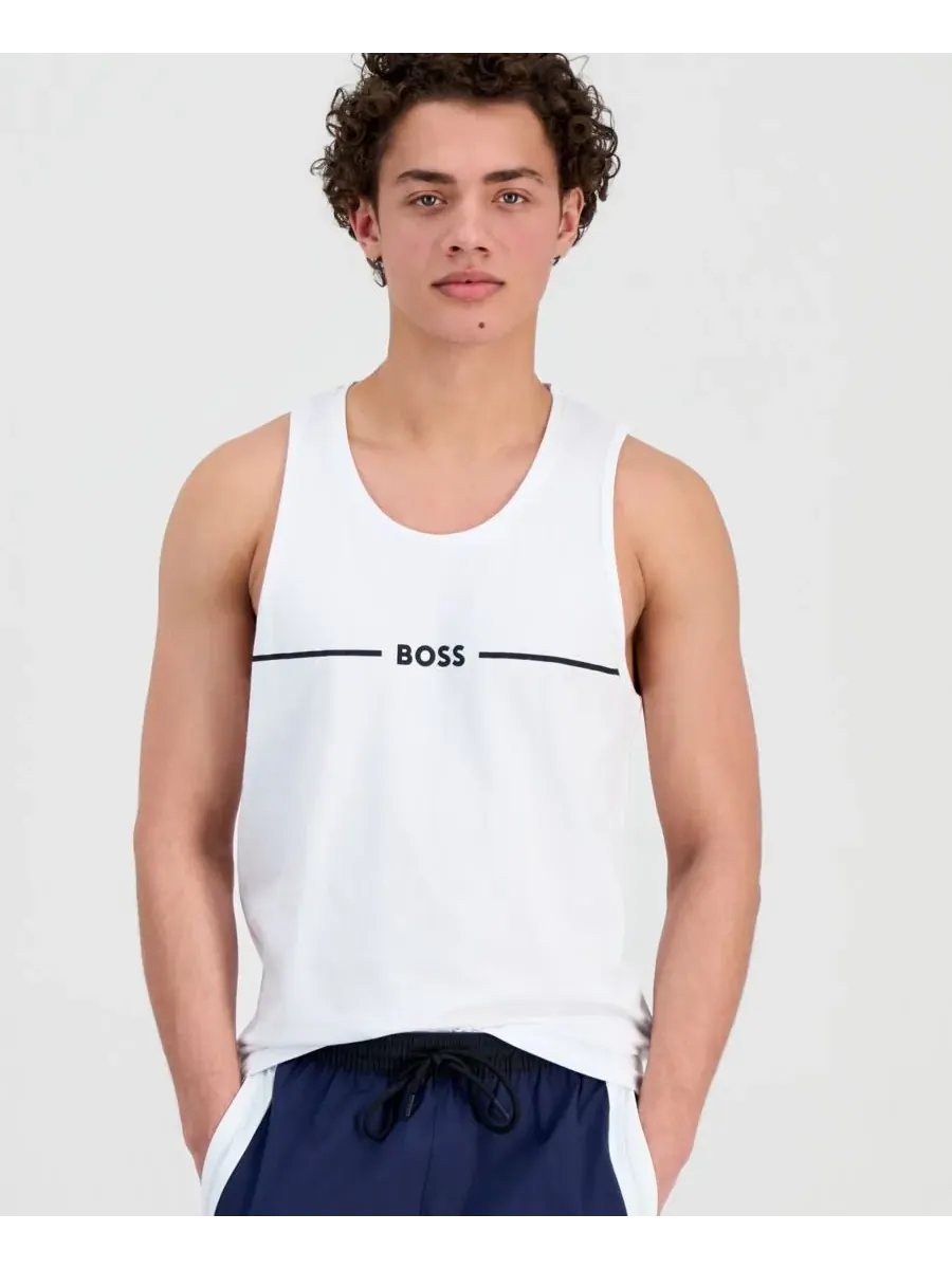 Мужская майка с логотипом Hugo Boss