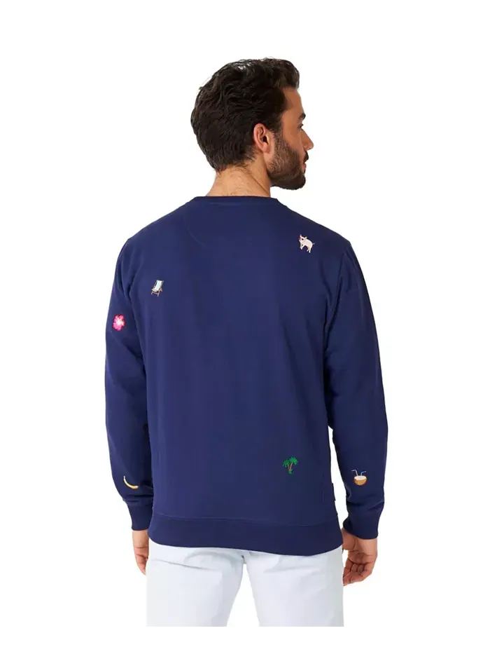 Мужские свитера Deluxe OppoSuits — изображение 4 из 4, темно-синий