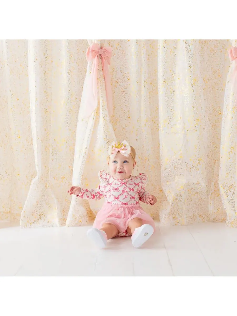 Детский боди-пачка с длинными рукавами «Принцесса Кокетт» для девочек Sweet Wink — изображение 2 из 4, мульти