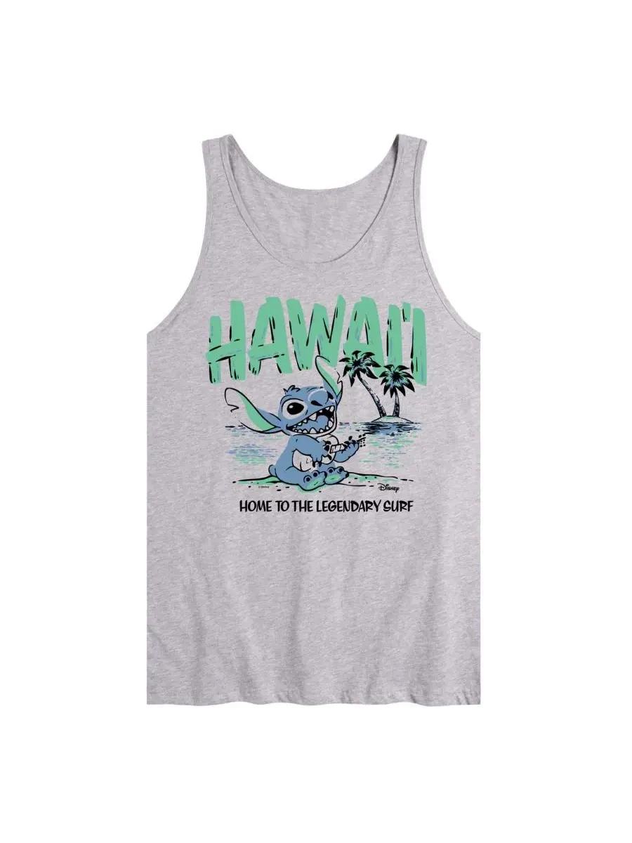 Мужская майка с принтом Lilo and Stitch Hawaii AIRWAVES — изображение 1 из 3, приглушенный