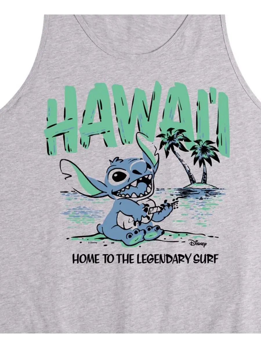 Мужская майка с принтом Lilo and Stitch Hawaii AIRWAVES — изображение 3 из 3, приглушенный