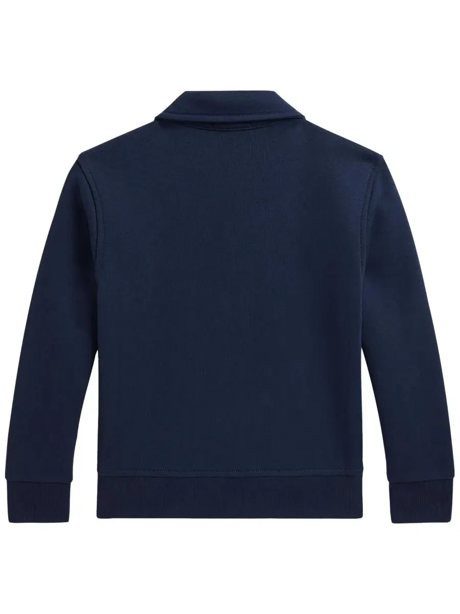 Свитшот с воротником и принтом Polo Sportsman Polo Ralph Lauren — изображение 2 из 3, темно-синий