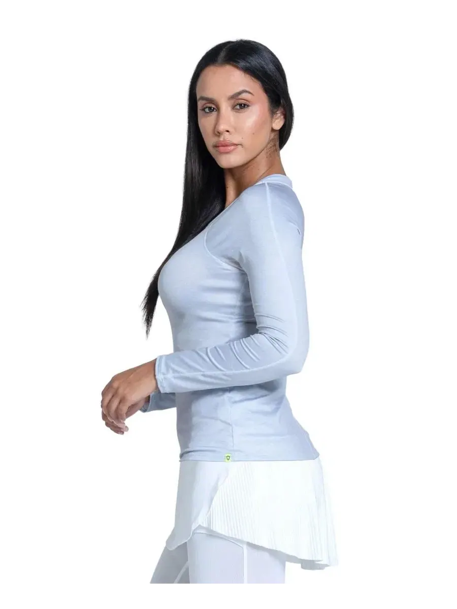 Женский лонгслив с длинным рукавом Breeze Long Sleeve Lucky In Love — изображение 3 из 3, серый