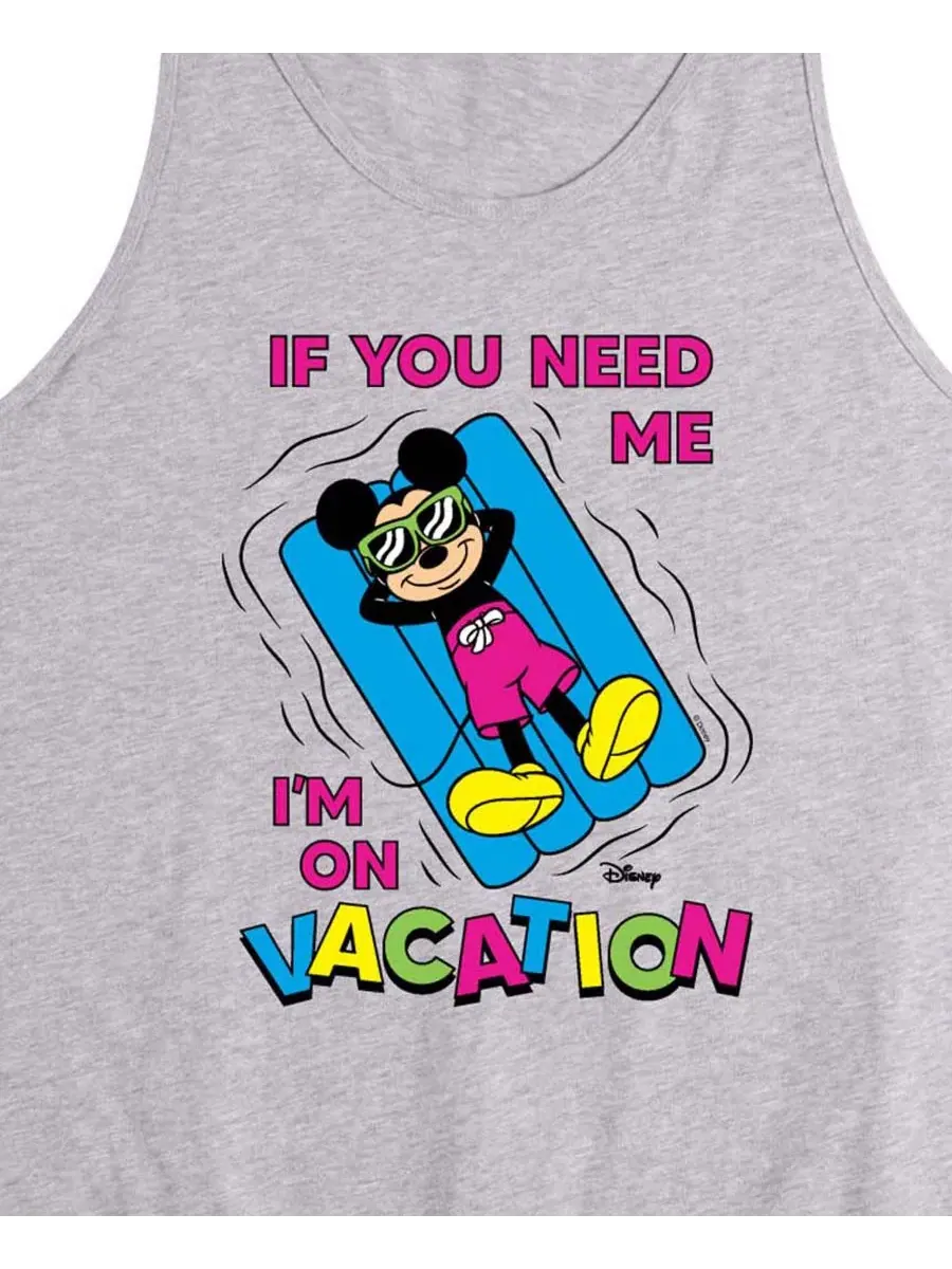 Майка без рукавов с принтом Mickey On Vacation AIRWAVES — изображение 3 из 3, приглушенный