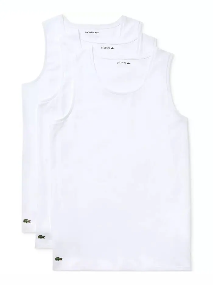 Майки Lacoste Комплект, облегающие — изображение 1 из 5, белый