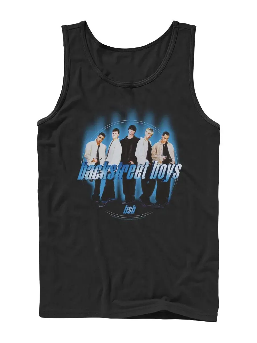 Мужская майка с принтом Backstreet Boys Millennium Group Photo Fifth Sun — изображение 1 из 3, черный
