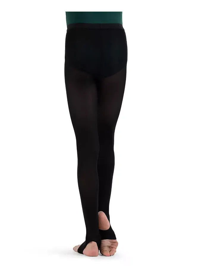Детские ультраплотные леггинсы со стременами Ultra Hold Stirrup Tight Capezio — изображение 2 из 3, черный