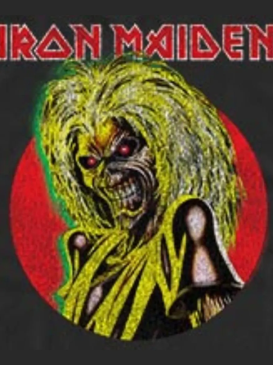Майка-безрукавка с принтом Eddie Iron Maiden Fifth Sun — изображение 3 из 3, черный