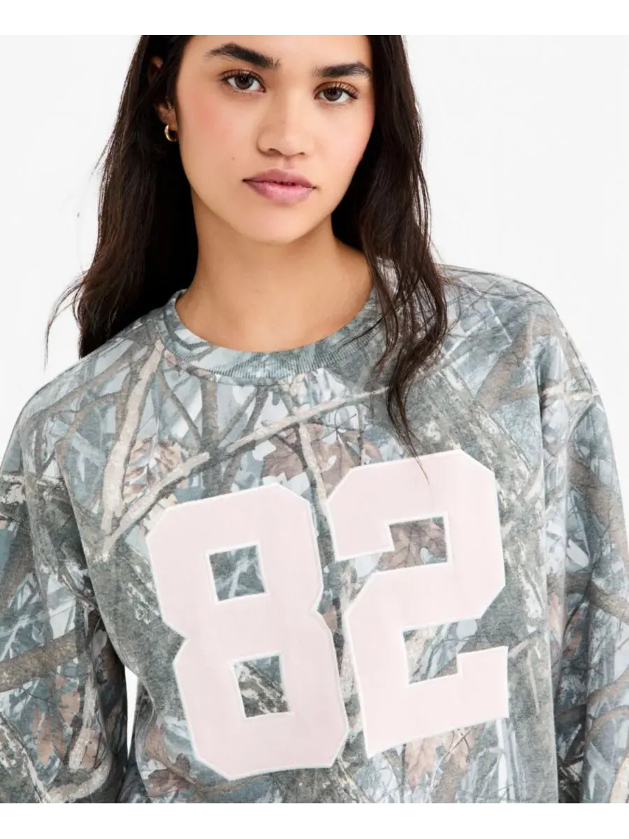 Свитшот с принтом California Madden Girl, Camo Print — изображение 2 из 4