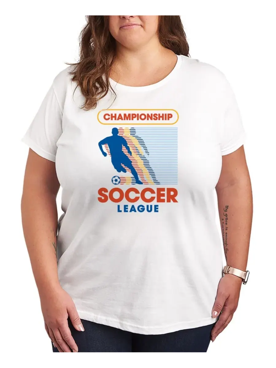 Футболка с длинным рукавом Championship Soccer Graphic Hybrid Apparel — изображение 1 из 3, белый