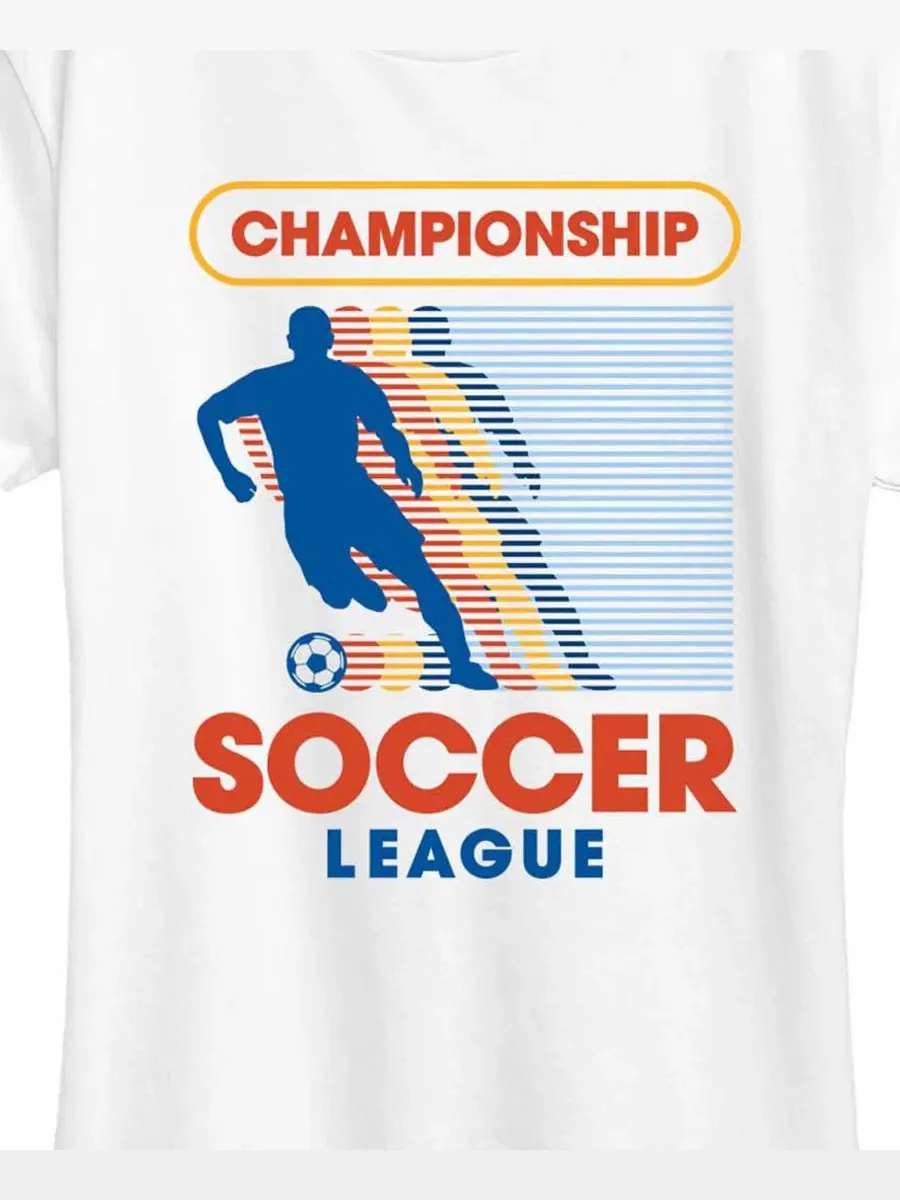 Футболка с длинным рукавом Championship Soccer Graphic Hybrid Apparel — изображение 3 из 3, белый