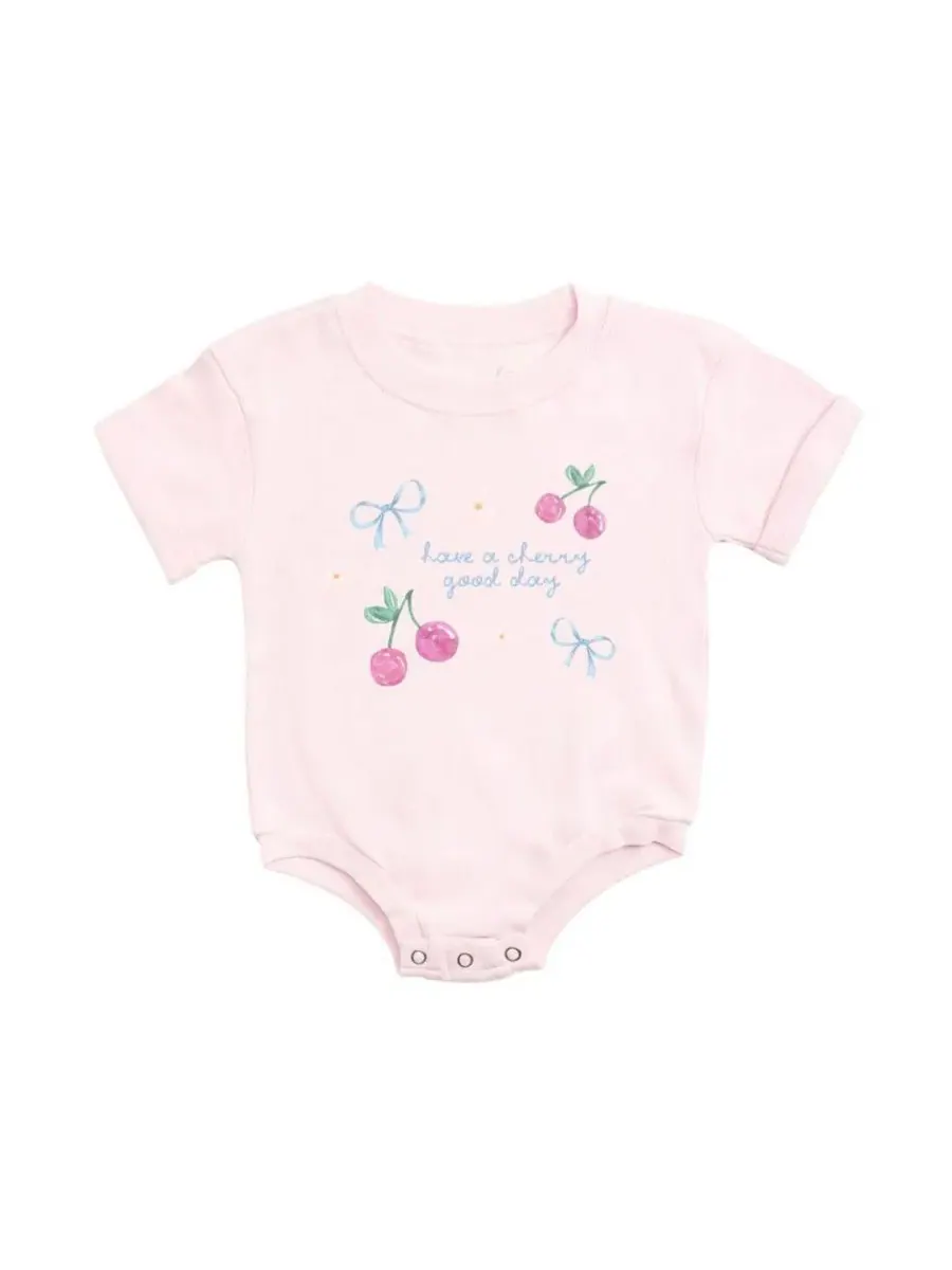 Боди-комбинезон с коротким рукавом Cherry Good Day Sweet Wink
