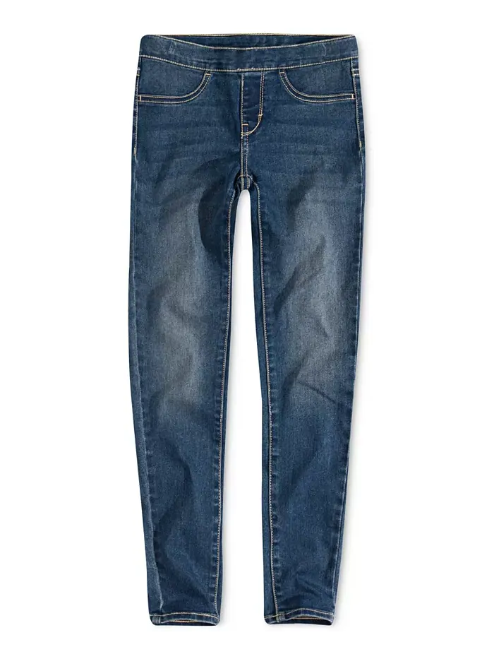 Детские джинсы-леггинсы с регулируемой резинкой на талии Levi's