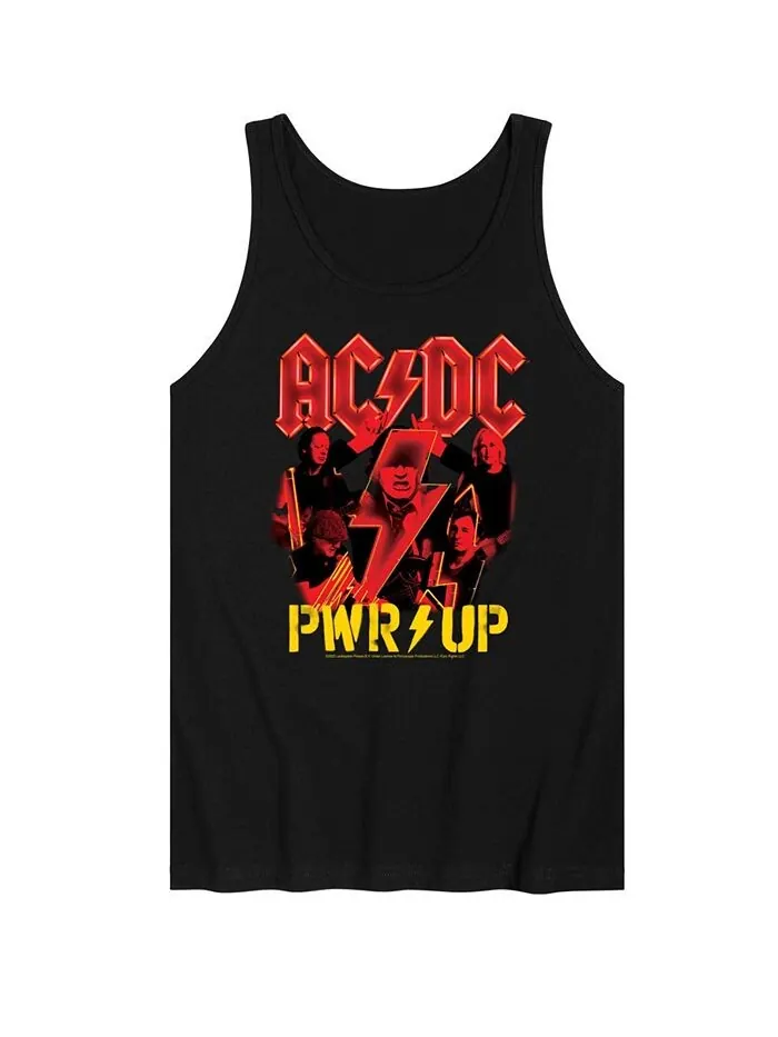 Мужская майка ACDC PWR Up AIRWAVES — изображение 1 из 2, черный