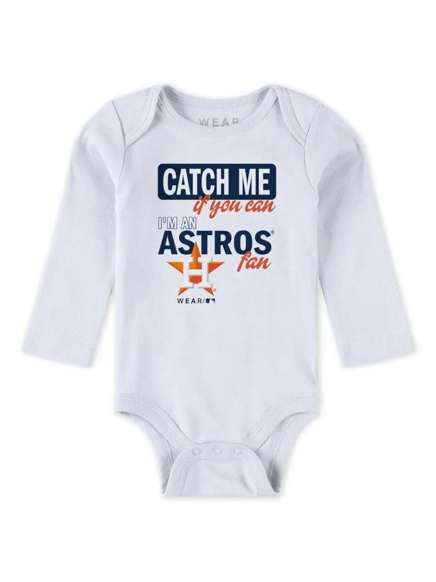 Комплект из боди и штанишек Turn Me Around с символикой команды Houston Astros для мальчиков и — изображение 2 из 4