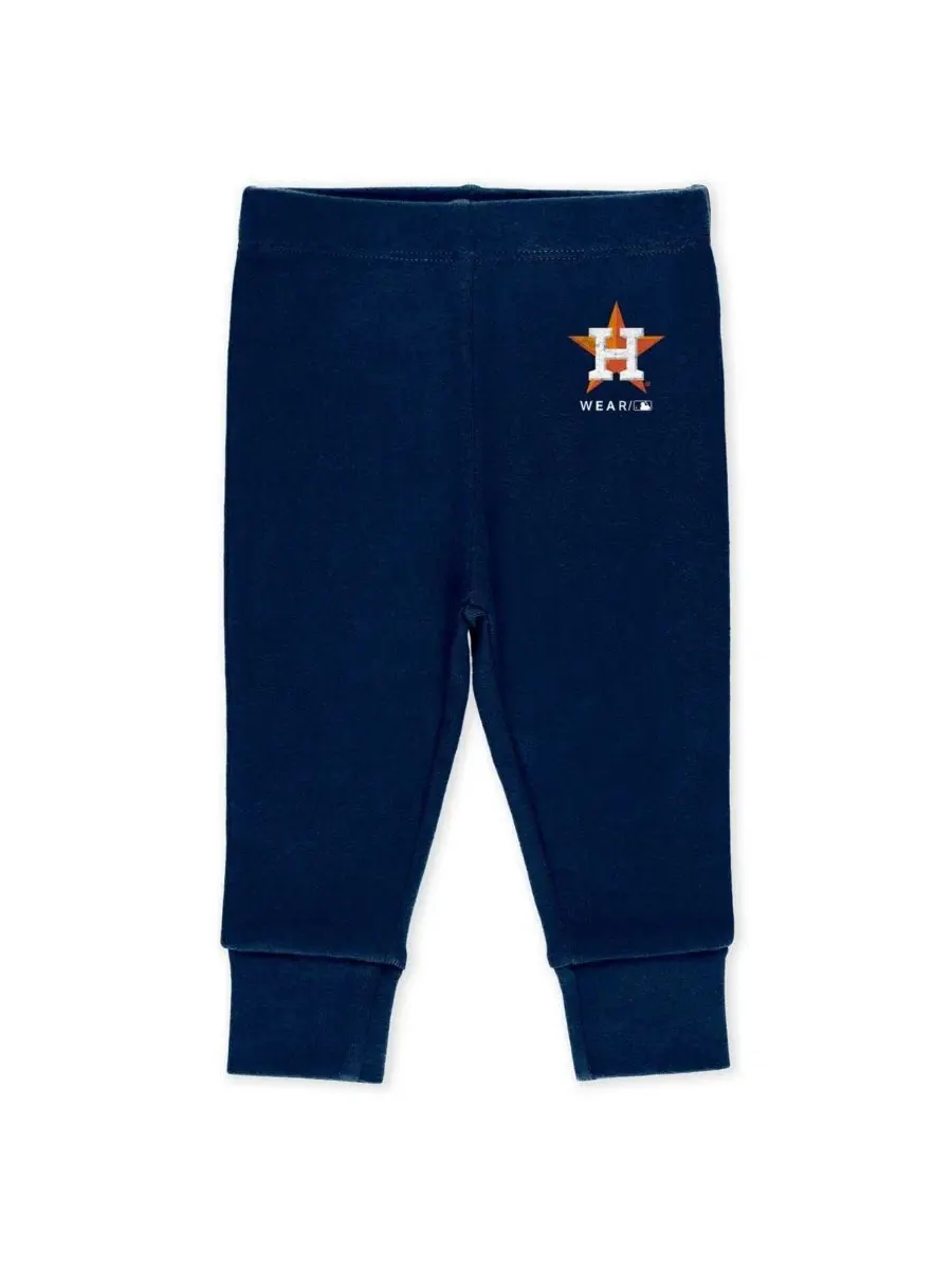 Комплект из боди и штанишек Turn Me Around с символикой команды Houston Astros для мальчиков и — изображение 4 из 4