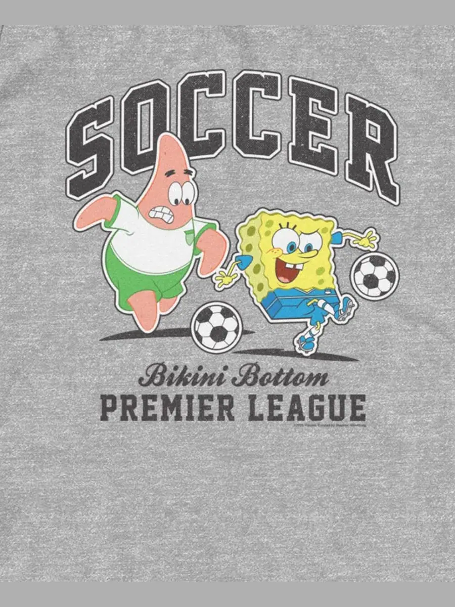 Мужская майка-безрукавка с принтом SpongeBob SquarePants и Патриком, Soccer Premier League Graphic — изображение 3 из 3