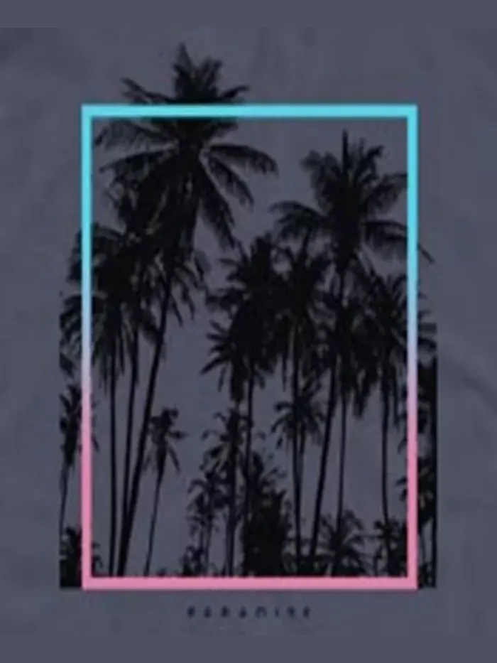 Мужская майка Paradise Palms Fifth Sun — изображение 3 из 3, темно-синий
