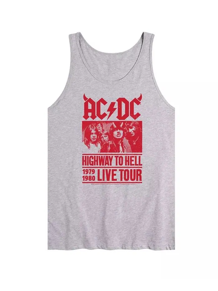 Майка мужская ACDC Live Tour AIRWAVES — изображение 1 из 2, серый