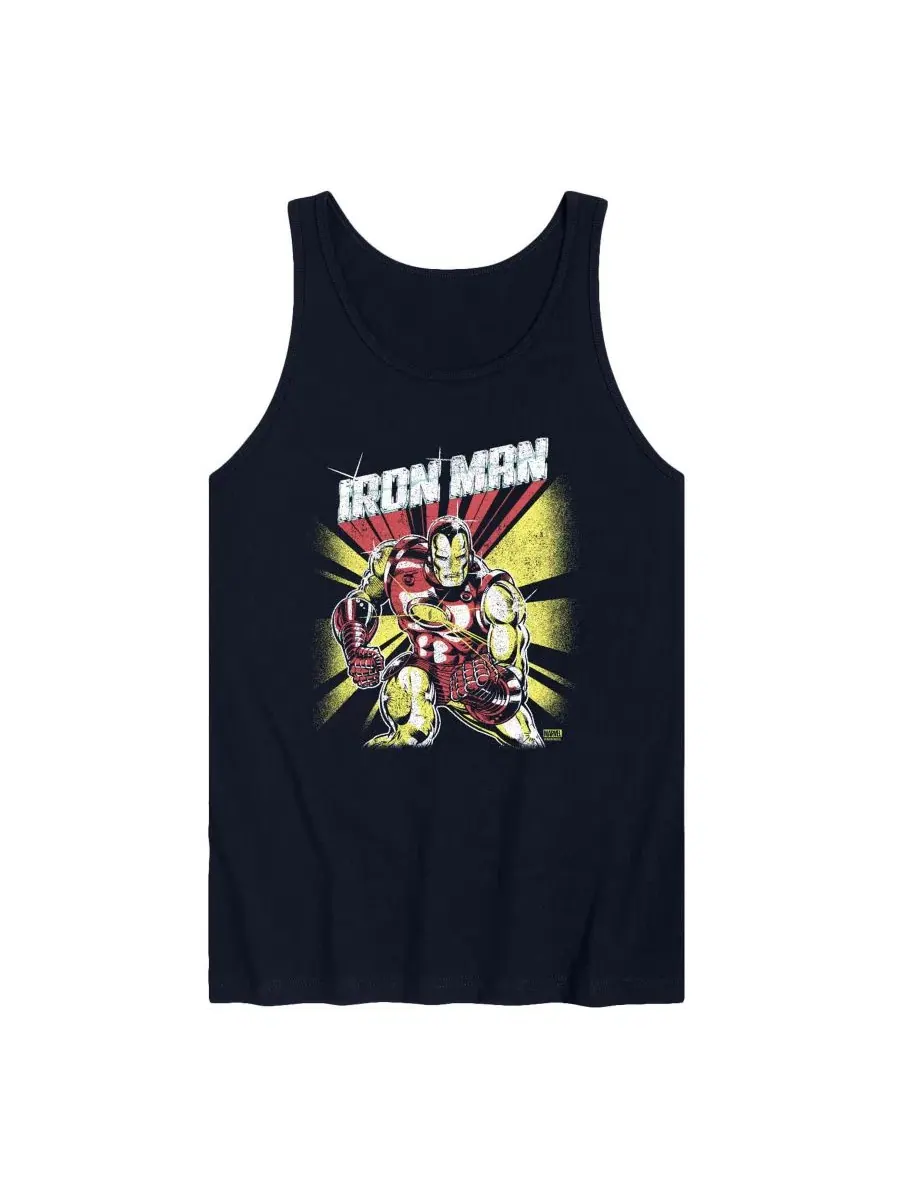 Майка-безрукавка с принтом Iron Man Retro AIRWAVES