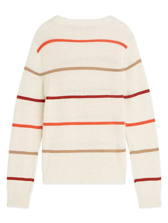 Мальчиковый свитер с круглой горловиной для малышей 4T-7T Scotch & Soda — изображение 2 из 3, слоновая кость/кремовый