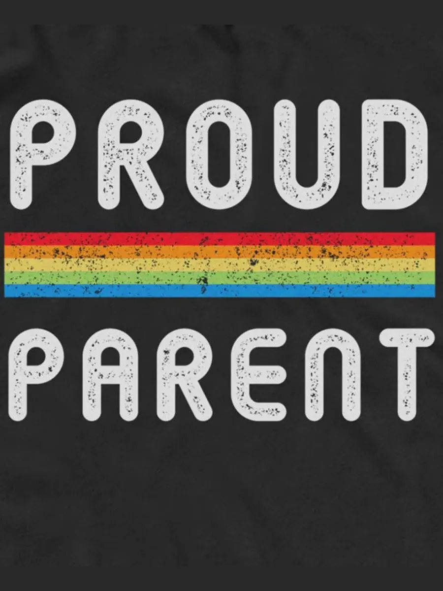 Мужская майка без рукавов "Proud Parent" Design By Humans — изображение 3 из 3, черный