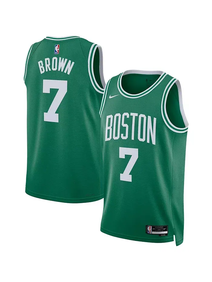 Мужская и женская баскетбольная майка Jaylen Boston Celtics Swingman Nike — изображение 1 из 3, зеленый