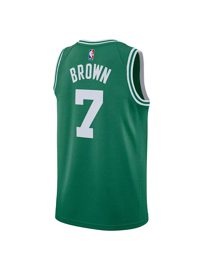 Мужская и женская баскетбольная майка Jaylen Boston Celtics Swingman Nike — изображение 2 из 3, зеленый