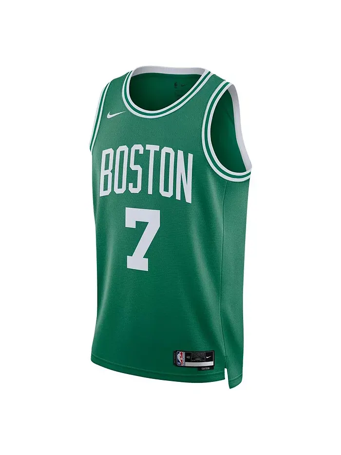 Мужская и женская баскетбольная майка Jaylen Boston Celtics Swingman Nike — изображение 3 из 3, зеленый