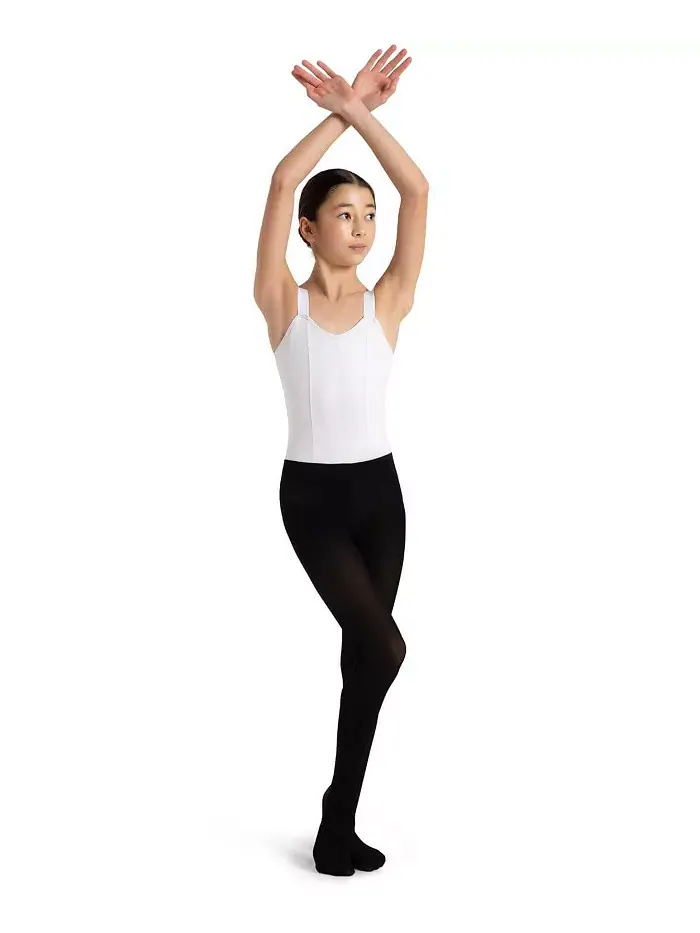 Детские ультрамягкие леггинсы Transition Tight с вязаным поясом Capezio — изображение 6 из 6, черный