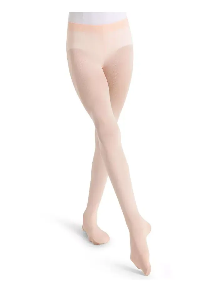 Детские ультрамягкие леггинсы Transition Tight с вязаным поясом Capezio — изображение 1 из 5, розовый