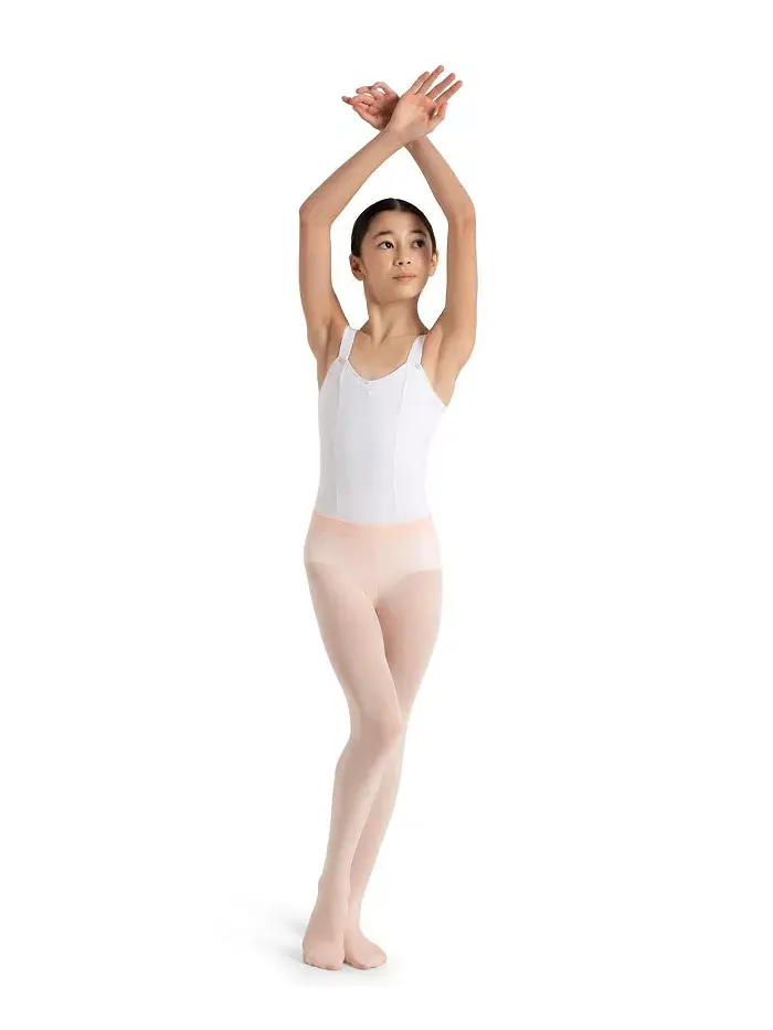 Детские ультрамягкие леггинсы Transition Tight с вязаным поясом Capezio — изображение 5 из 5, розовый