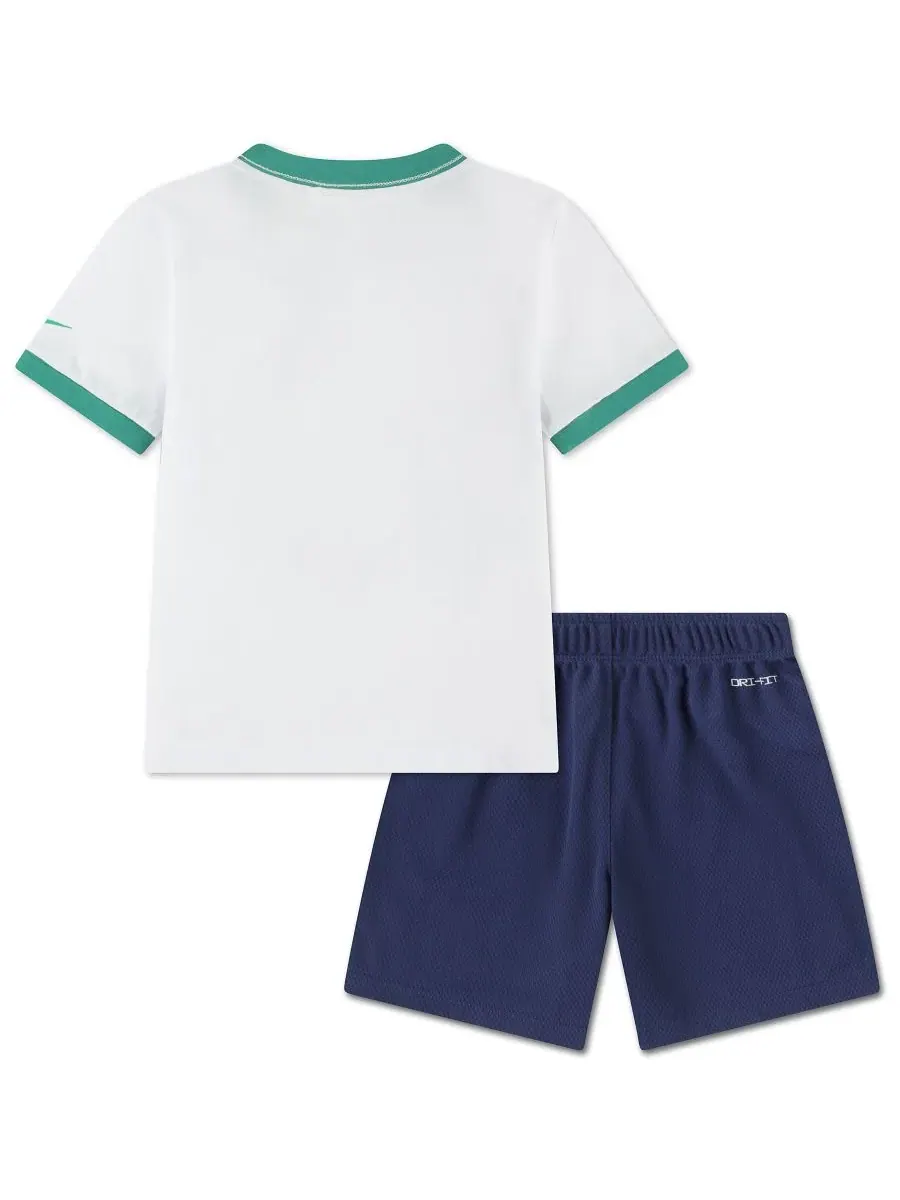Детский комплект из футболки с коротким рукавом и шорт Dri-FIT с изображением бейсбольных — изображение 2 из 5