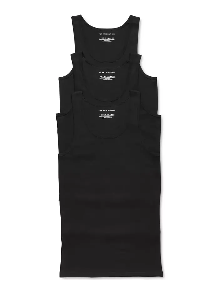 Мужские классические майки из хлопка, 3 шт Tommy Hilfiger