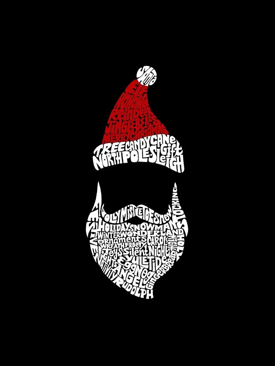 Майка без рукавов Santa Graphic LA Pop Art — изображение 4 из 4, черный