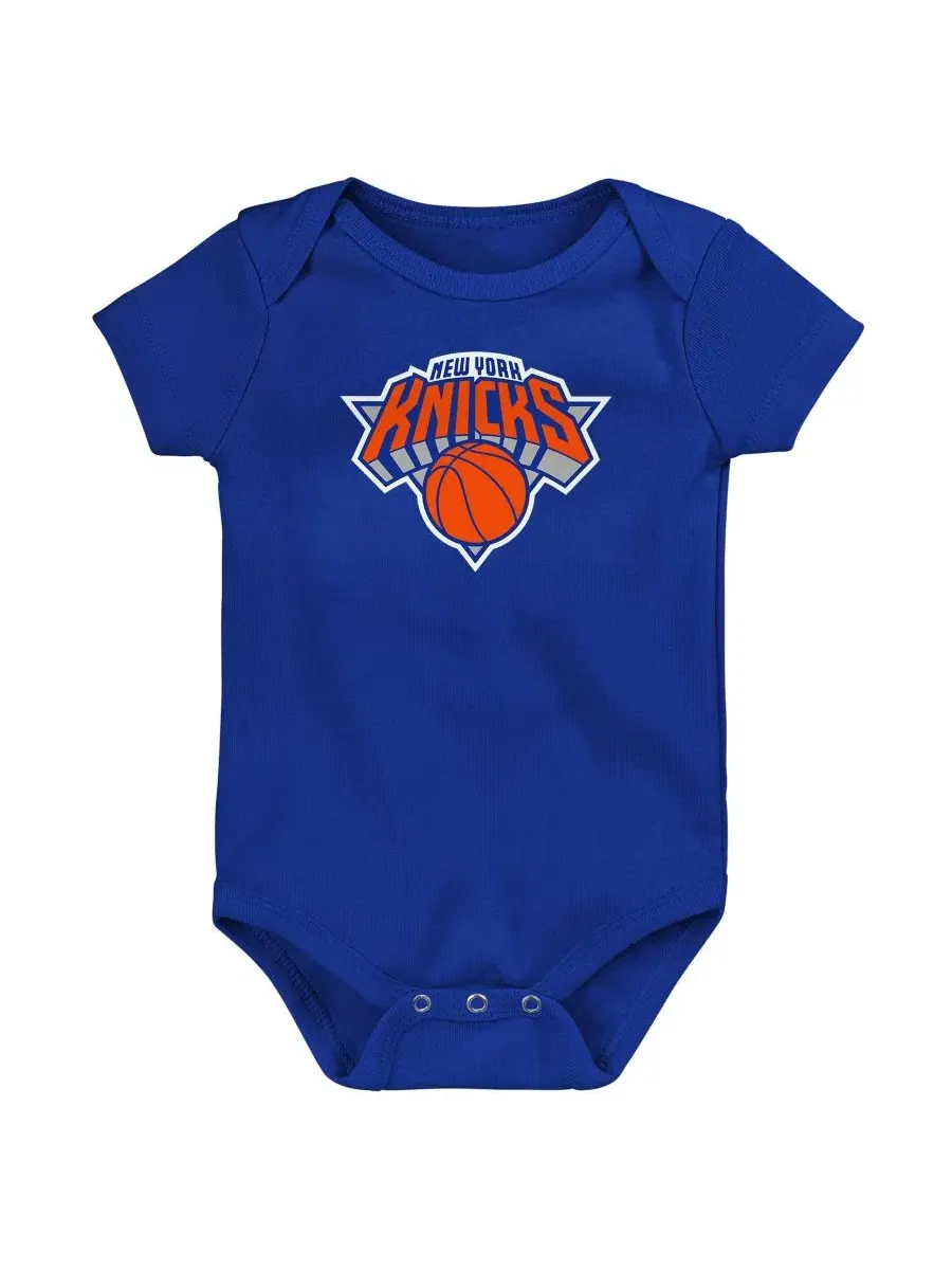 Боди с логотипом команды New York Knicks, хлопковое Outerstuff — изображение 1 из 1, синий