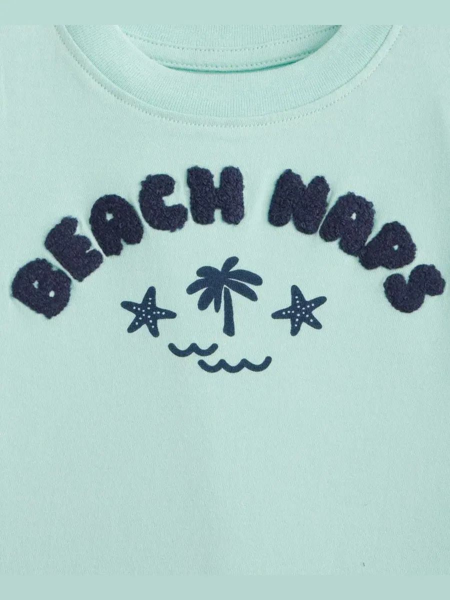 Боди-комбинезон Beach Naps First Impressions — изображение 3 из 3, зеленый