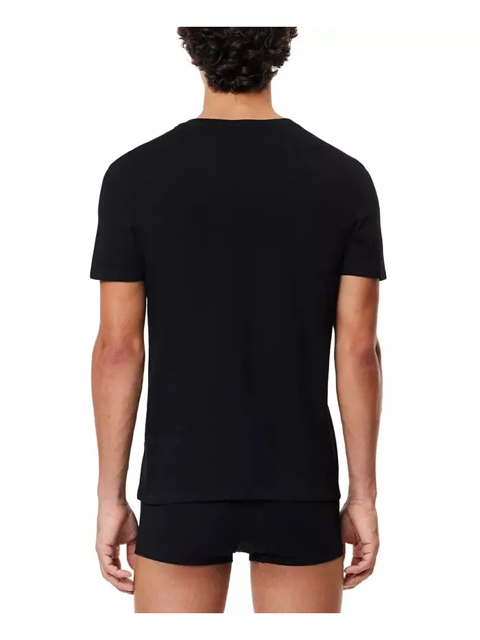 Майки Lacoste, мужские, облегающие триопак — изображение 2 из 5, черный
