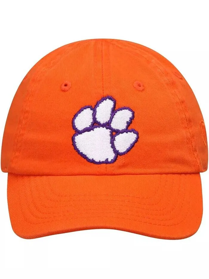 Регулируемая шапка унисекс для младенцев оранжевого цвета Clemson Tigers Mini Me Top Of The World — изображение 2 из 3
