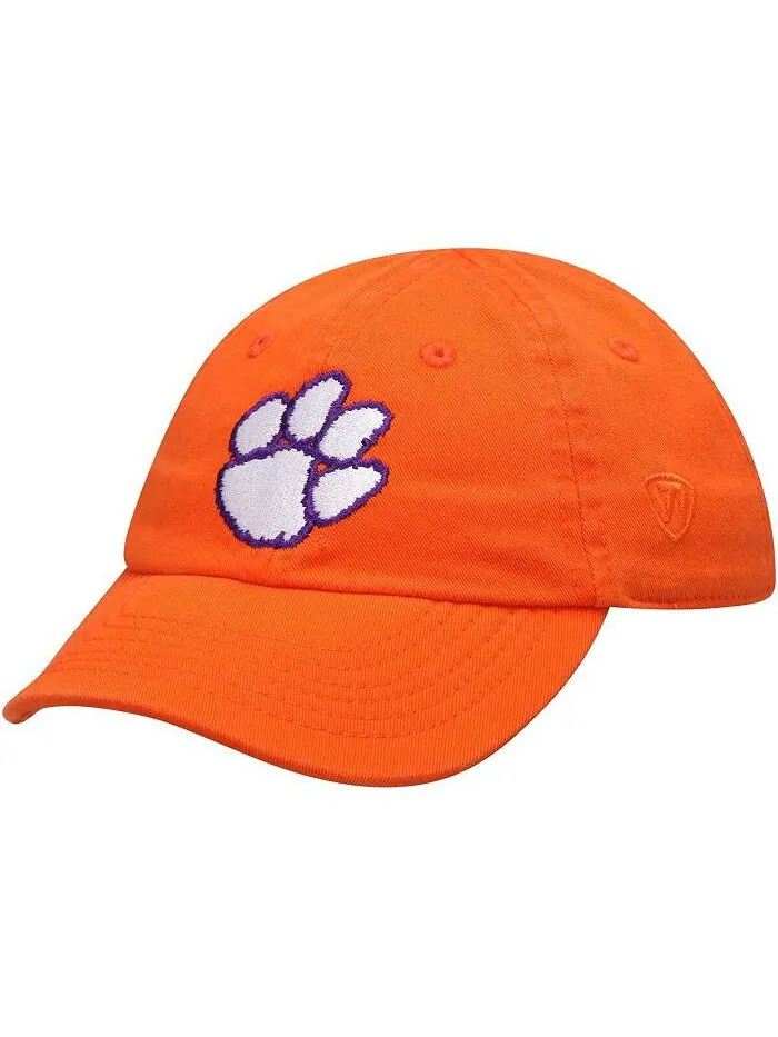 Регулируемая шапка для новорожденных оранжевого цвета Clemson Tigers Mini Me Top of the World — изображение 1 из 3, оранжевый