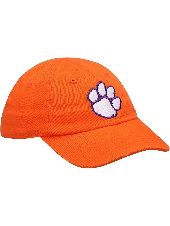 Регулируемая шапка для новорожденных оранжевого цвета Clemson Tigers Mini Me Top of the World — изображение 3 из 3, оранжевый