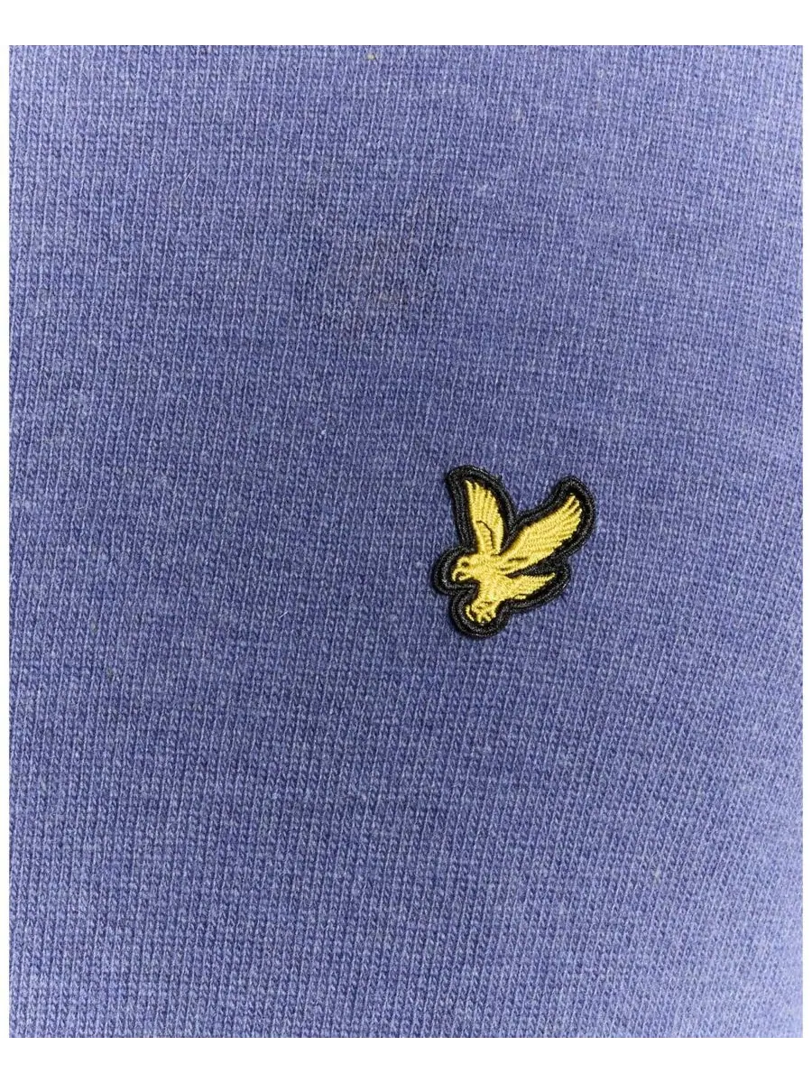 Мужской свитер с круглым вырезом из смеси овечьей шерсти Lyle & Scott — изображение 5 из 8, серый