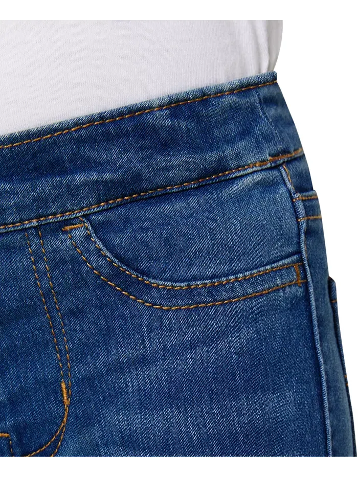 Джинсовые леггинсы для девочек с регулируемой талией Levi's — изображение 6 из 6, синий