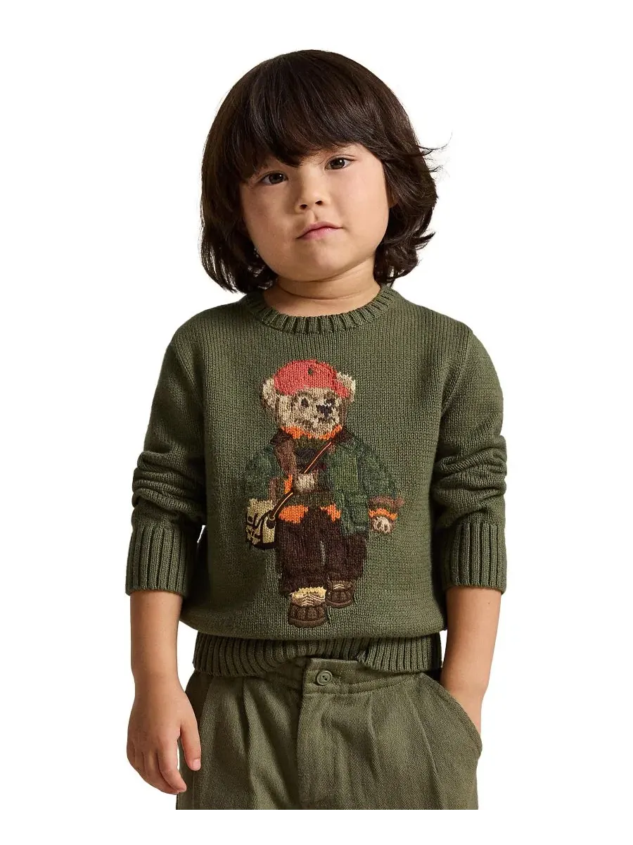 Свитер с интарсией Polo Bear Polo Ralph Lauren
