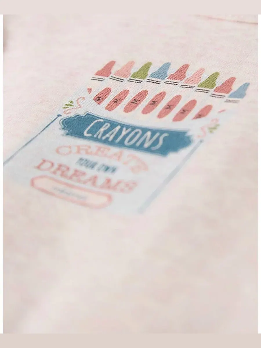 Боди-комбинезон Create Your Own Dreams Crayon Box MeMoi — изображение 3 из 3, розовый