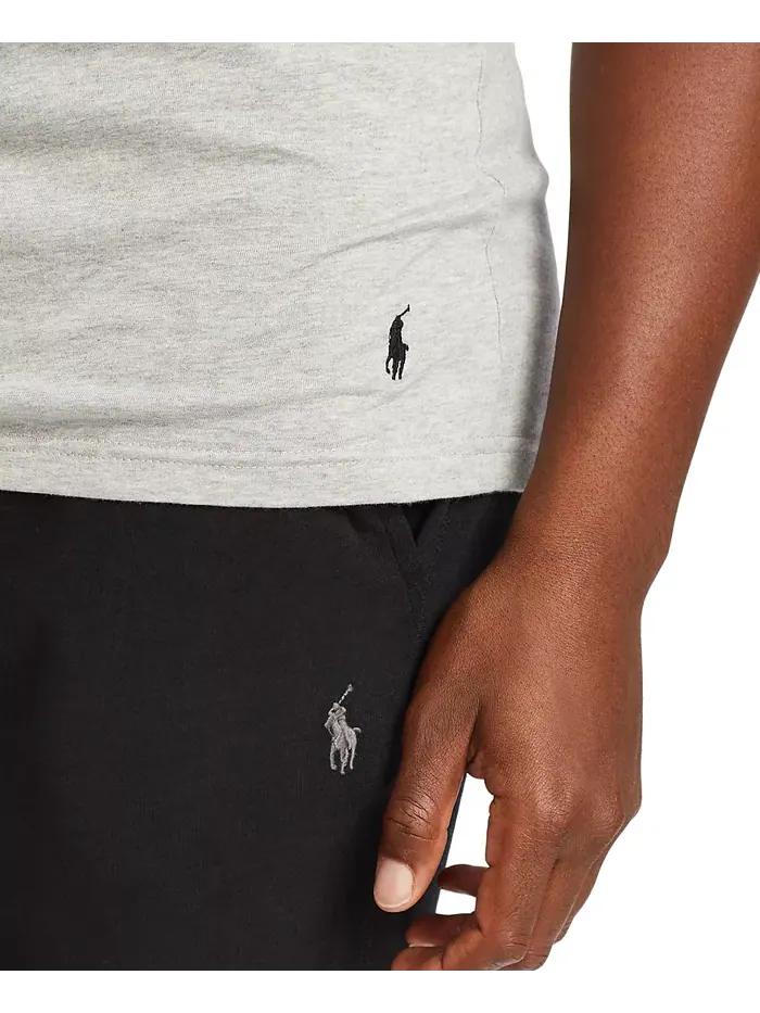 Мужские классические майки-борцовки Slim Fit, 3 шт Polo Ralph Lauren — изображение 4 из 11, черный