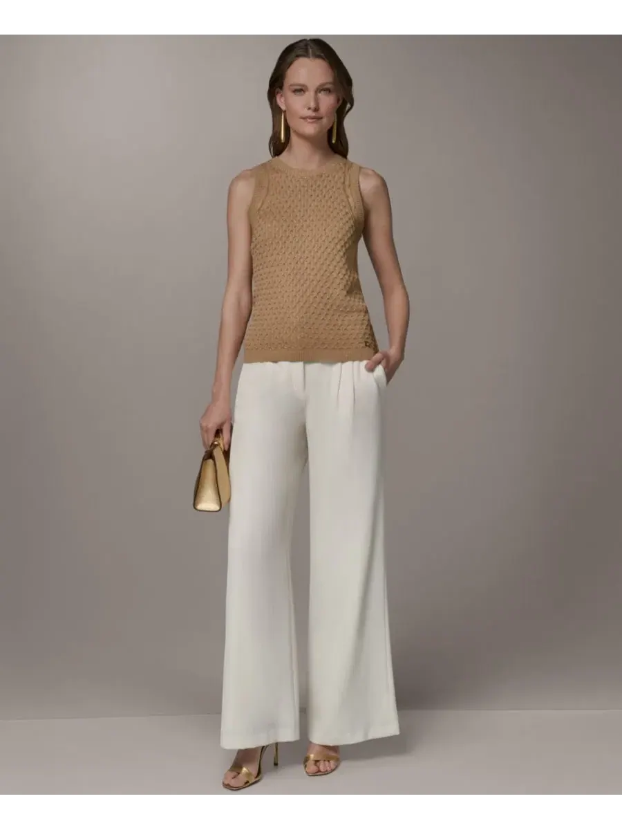 Женский топ без рукавов с круглым вырезом Donna Karan New York — изображение 8 из 8, олененок