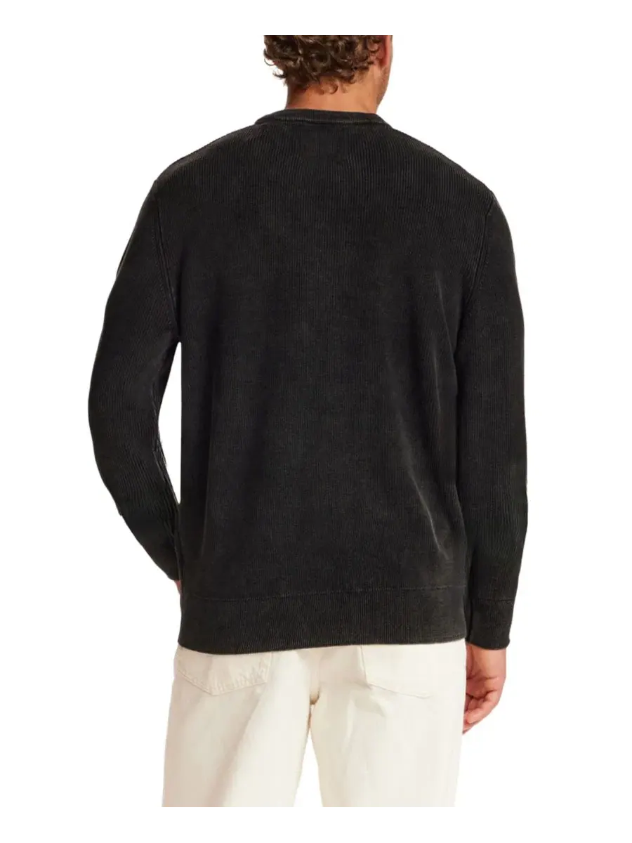 Мужской свитер Rib Knit Stonewash Weatherproof Vintage — изображение 3 из 3, серый
